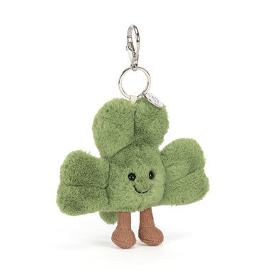 Jellycat Collectible Plush Amuseables Siofra Shamrock Bag Charm