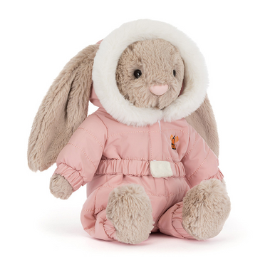 Jellycat Collectible Plush Bashful Bunny 'Snow Suit'