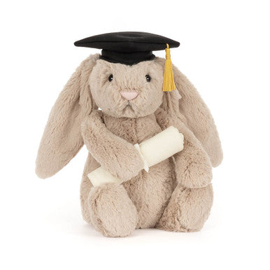 Jellycat Collectible Plush Bashful Bunny 'Graduation'
