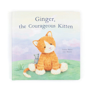 Jellycat Playroom Book Ginger, the Courageous Kitten Book