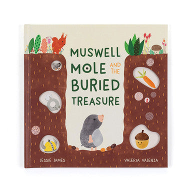 Jellycat Playroom Book Muswell Mole and the Buried Treasure Book