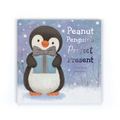 Jellycat Playroom Book Peanut Penguin's Perfect Present Book