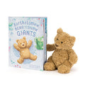 Jellycat Playroom Book Bartholomew Bear and the Snow Giants Book and Bartholomew Bear