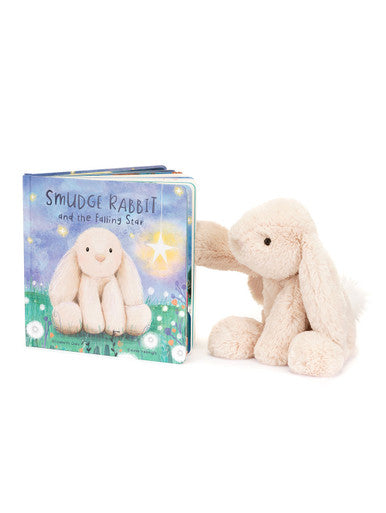 Jellycat Playroom Book Smudge Rabbit and the Falling Star Book and Smudge Rabbit