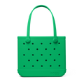 Medium Washable Tote Bag Green with Envy for Casual Carry
