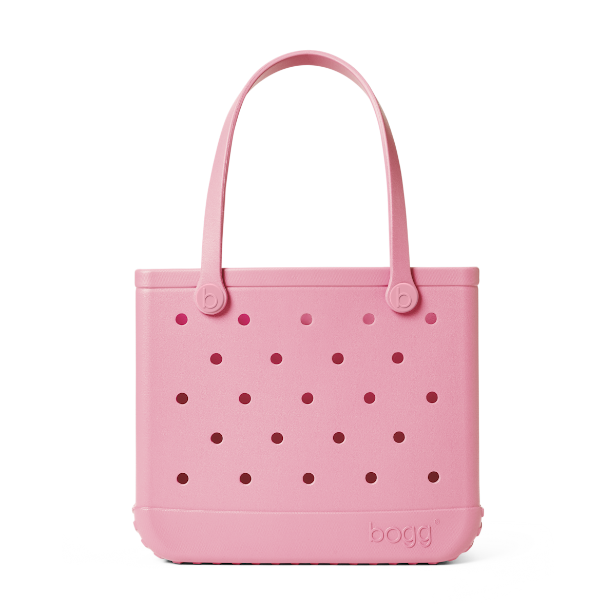 Medium Washable Tote Bag Blowing Pink Bubbles for Casual Carry