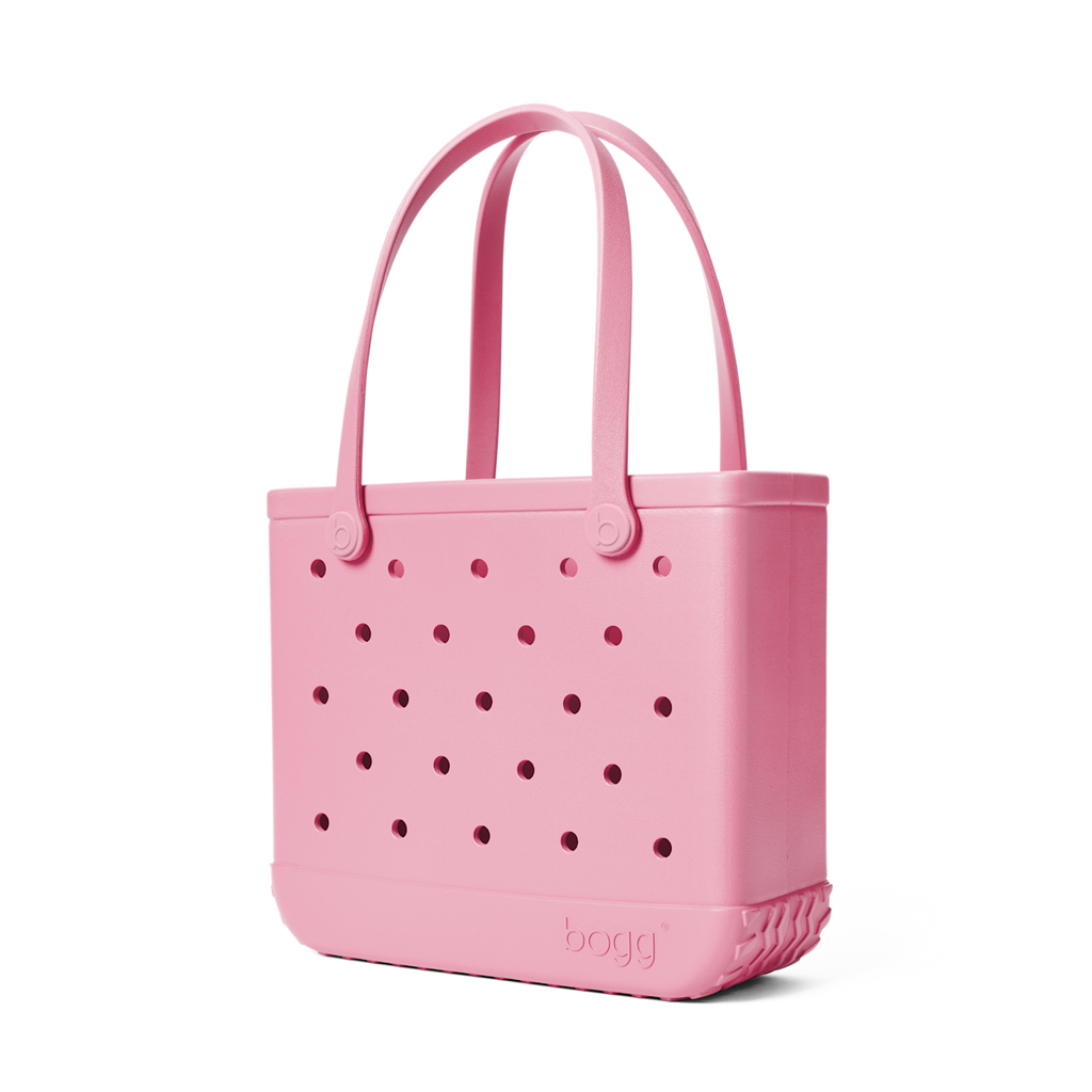 Medium Washable Tote Bag Blowing Pink Bubbles for Casual Carry