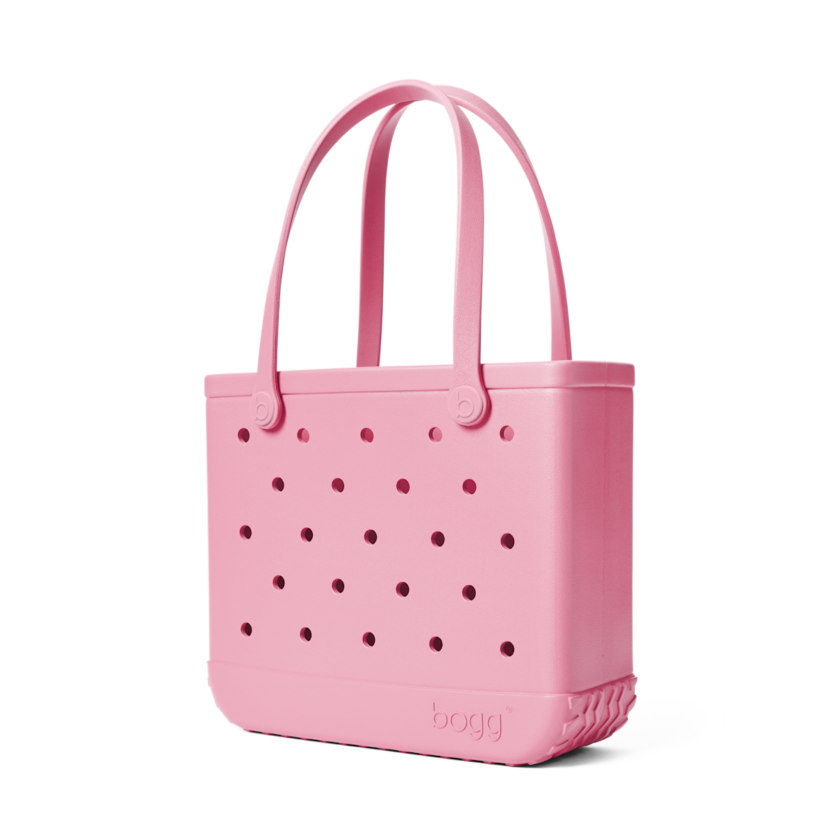 Medium Washable Tote Bag Blowing Pink Bubbles for Casual Carry