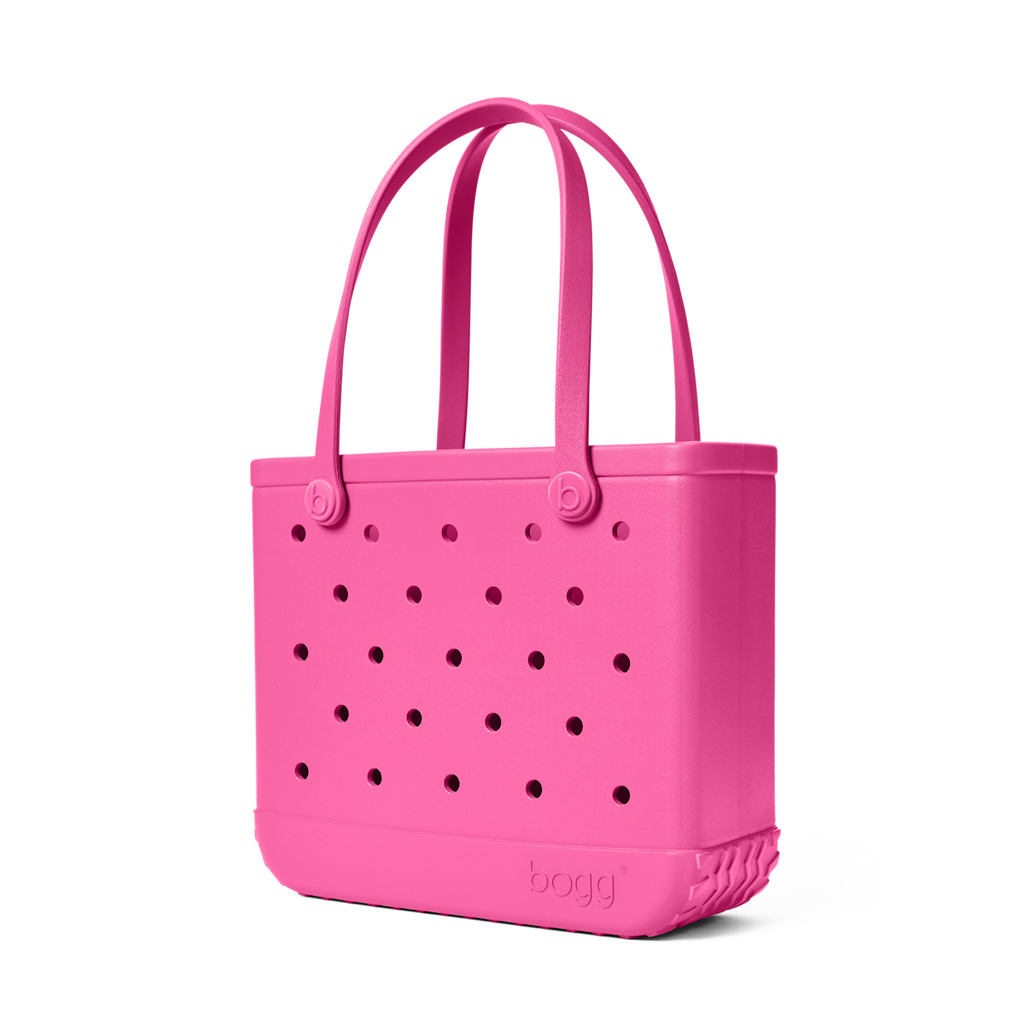 Medium Washable Tote Bag Haute Pink for Casual Carry