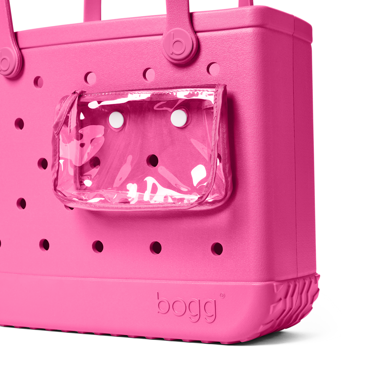 Medium Washable Tote Bag Haute Pink for Casual Carry