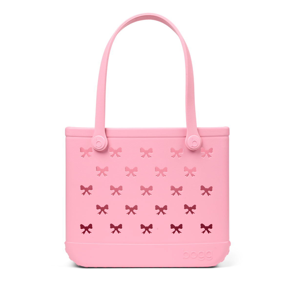 Medium Washable Tote Bag Bubblegum Bows for Casual Carry