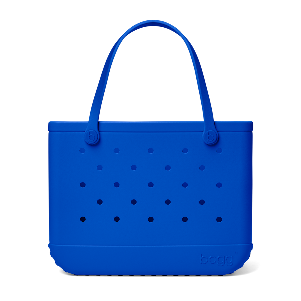 Large Washable Tote Bag Mykonos Blue for Casual Carry