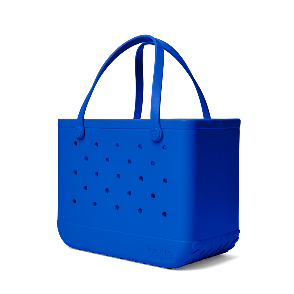 Large Washable Tote Bag Mykonos Blue for Casual Carry