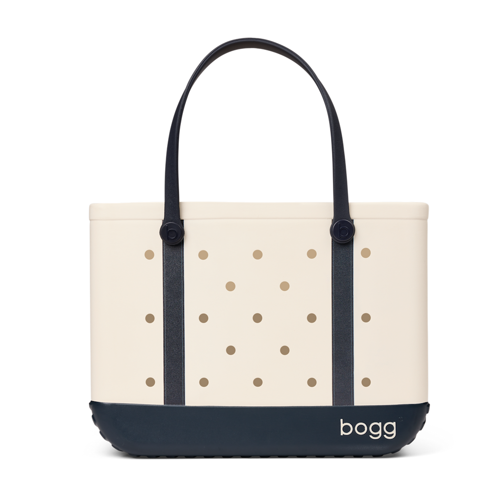 Large Washable Tote Bag Oxford Blue for Casual Carry