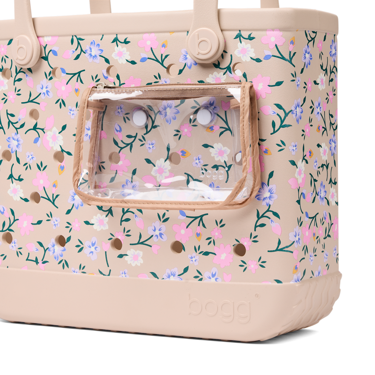 Medium Washable Tote Bag Spring Love for Casual Carry