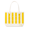 Large Washable Tote Bag Limoncello Yellow Stripe for Casual Carry
