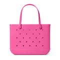 Large Washable Tote Bag Haute Pink for Casual Carry