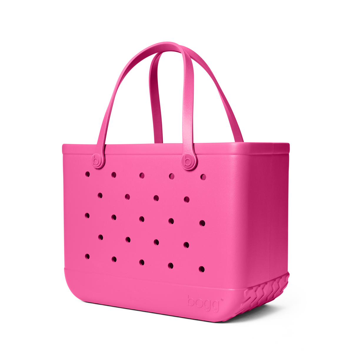 Large Washable Tote Bag Haute Pink for Casual Carry