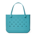 Large Washable Tote Bag Turquoise and Caicos for Casual Carry