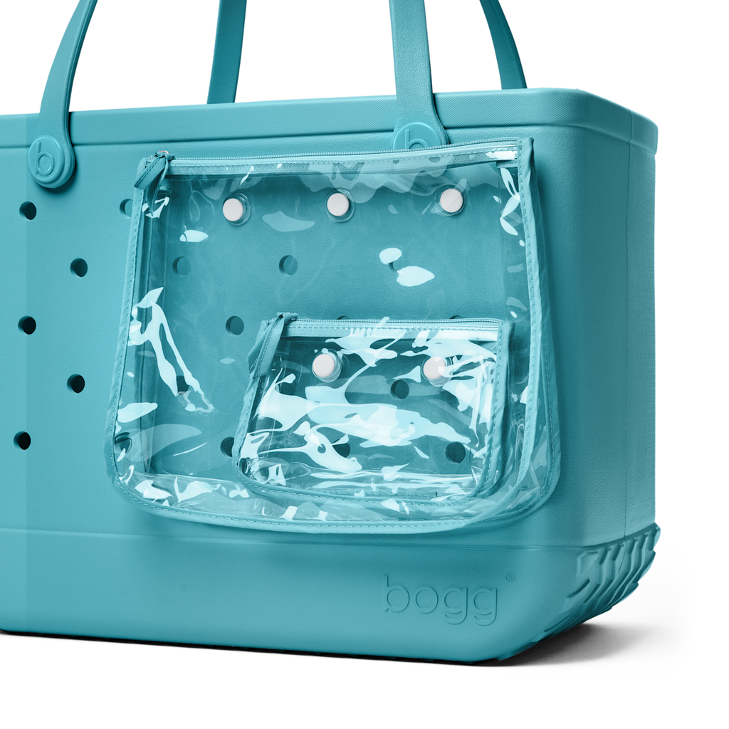 Large Washable Tote Bag Turquoise and Caicos for Casual Carry